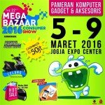 Jadwal Pameran Komputer JEC Mega Bazaar Consumer Show Maret 2016 Jogja Expo Center